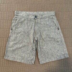 Patagonia Shorts Men's 32 Blue Back Step 9.5" Inseam Organic Cotton Hemp Blend